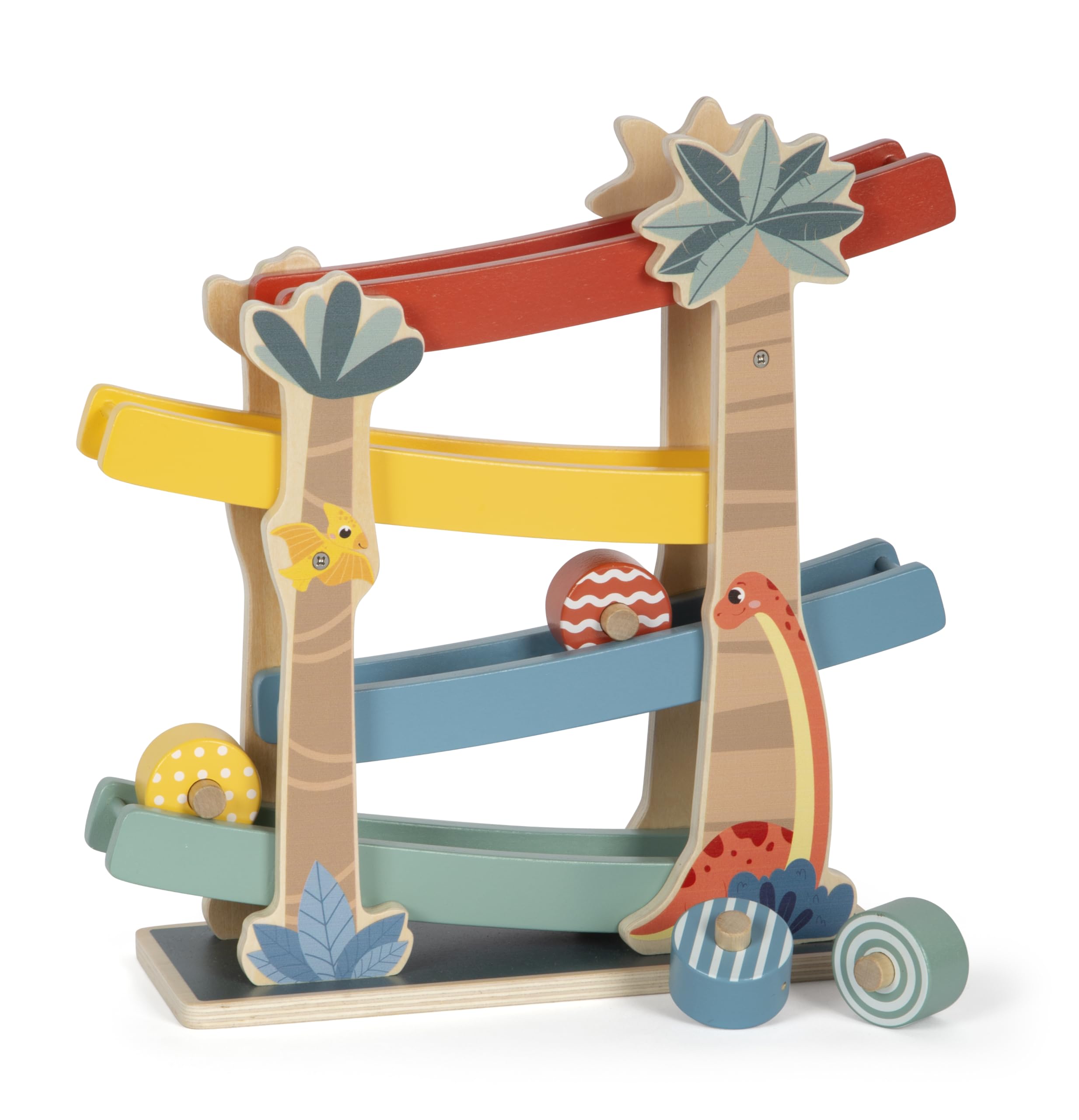 Small Foot Dino 12614 Marble Run Robust Kuller Run Made of FSC 100% Certified Wood, for Children from 18 Months