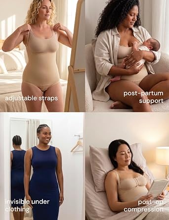 Isavela BS02 Stage 2 Compression Panty Bodysuit, Lipo Tummy Tuck Abdominoplasty BBL Recovery Post Surgical