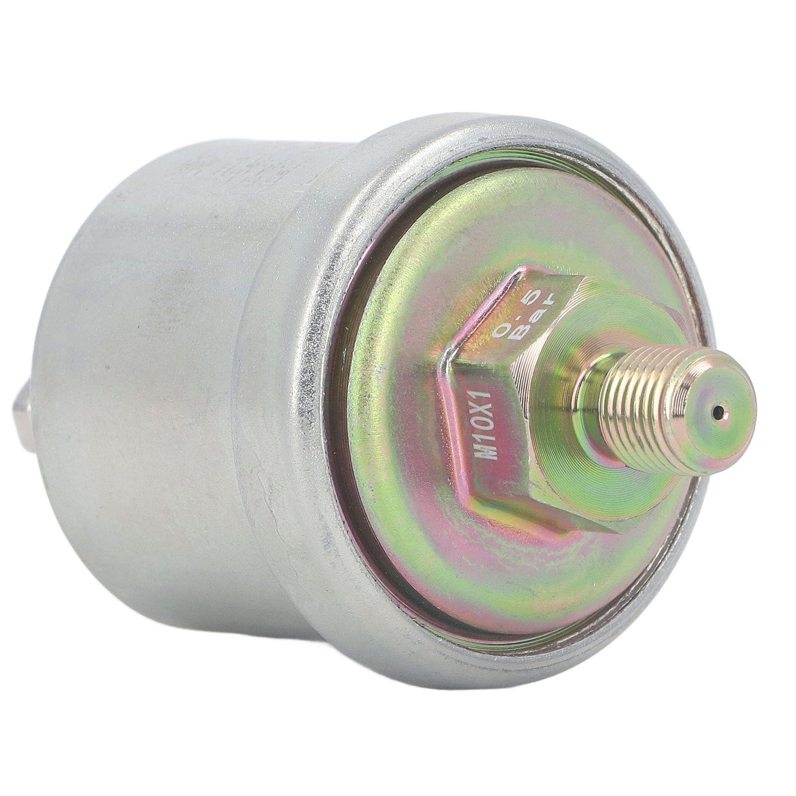 Sensore di Pressione Olio Motore in Ottone, M10x1 Filettatura Maschio 1/8NPT, Alta Pressione 0-5 bar, Resistente al Calore