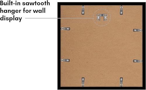 Vista 548 de Americanflat Portarretratos de 5 x 6 pulgadas con plexiglás pulido, juego de 5 portarretratos de 2 x 3 pulgadas con paspartú o para fotos de 5 x 6