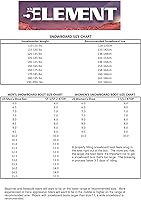 Vista 7 de 5th Element ST - Botas de snowboard con cordones y dial para hombre - Negro, compatibles con fijaciones de snowboard con correas - Forros