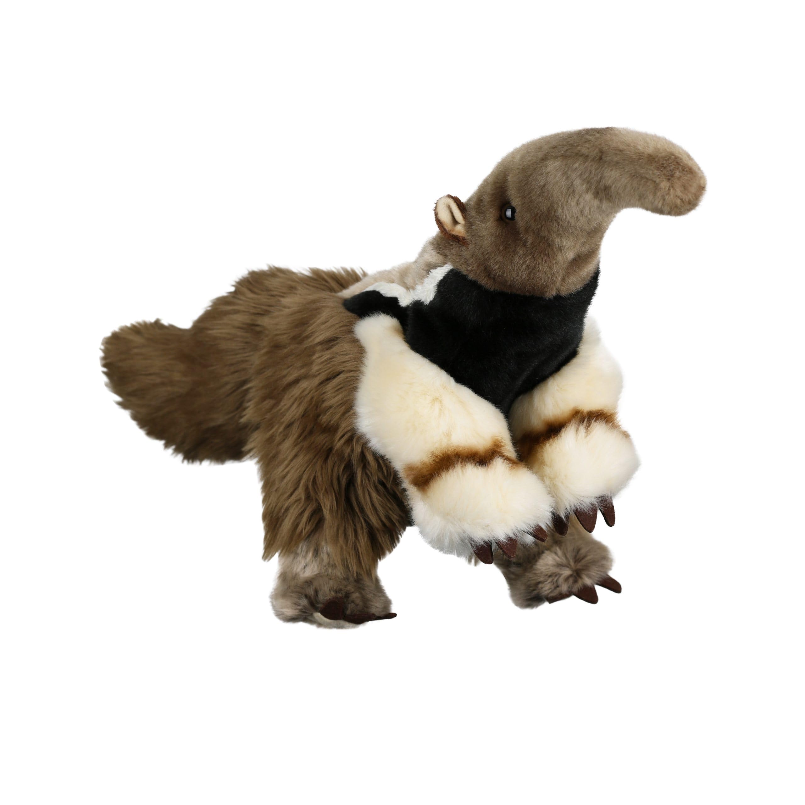 The Puppet Company - Anteater Hand Puppet, Full-Bodied Realistic Rainforest Animal Plush Toy, Soft Fabric Play Toy for Toddlers & Kids Storytelling - 33cm