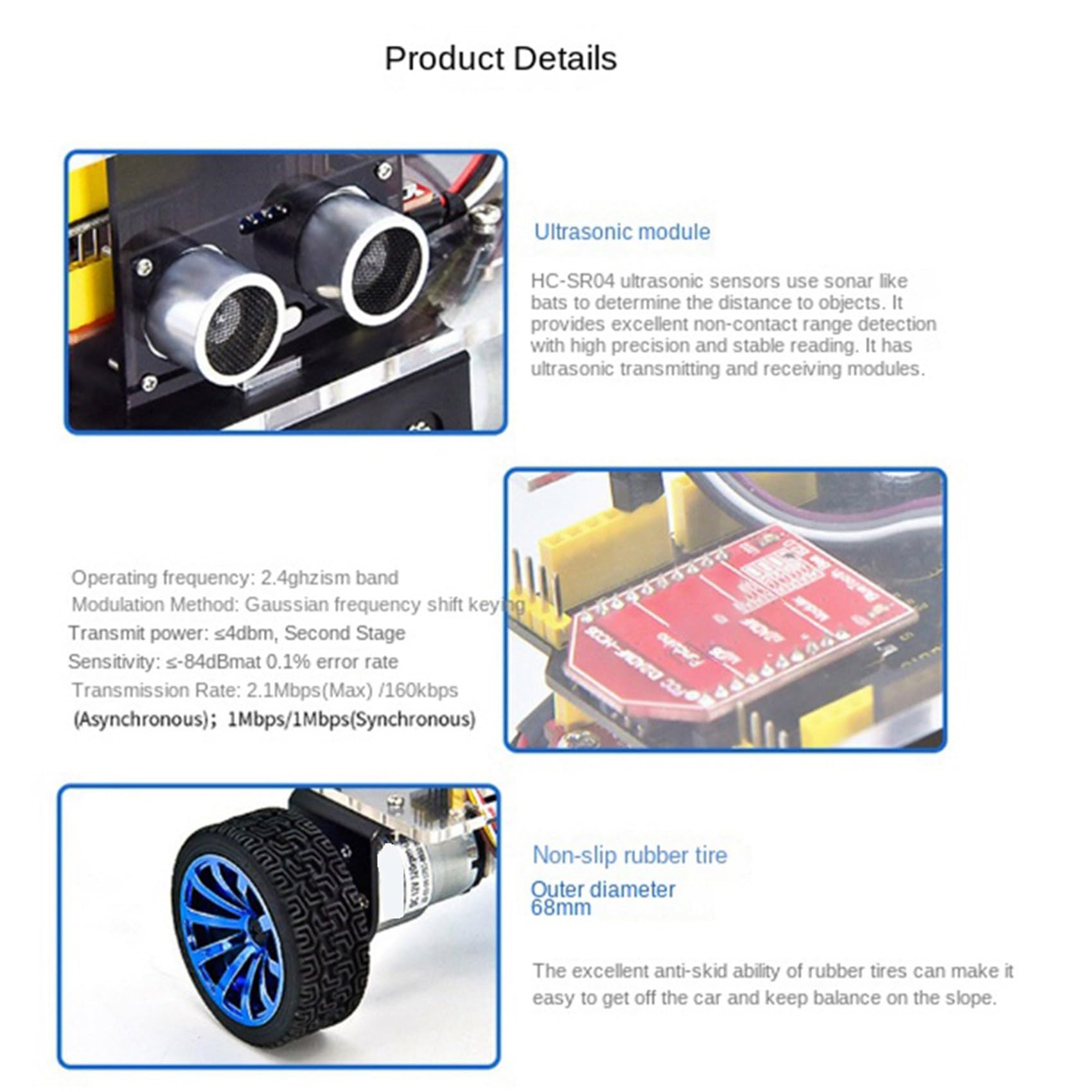 2X Programowanie Inteligentnego Robota Bluetooth Samochodowy Zestaw Inteligentnego Robota Elektroniczny Zestaw Montażowy Pilot Zdalnego Sterowania Zestaw na Ukowy DIY