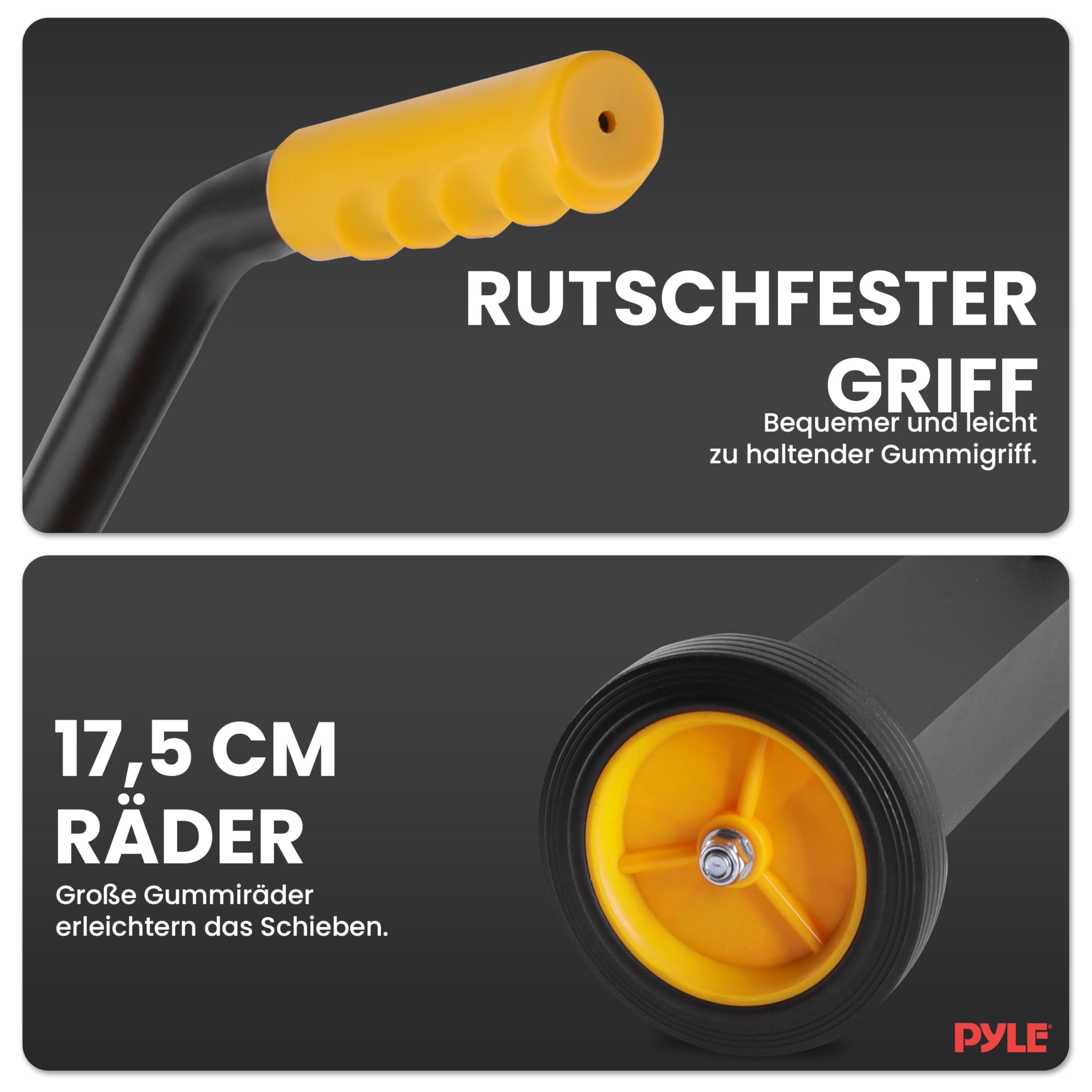 Pyle Magnetbesen, Spänesammler 61cm, Magnetic Sweeper, Magnetische Kehrmaschine mit starke & Langlebige Metallkontsruktion, Robuste Reinigung, für Industrielle & Gewerbliche Nutzung