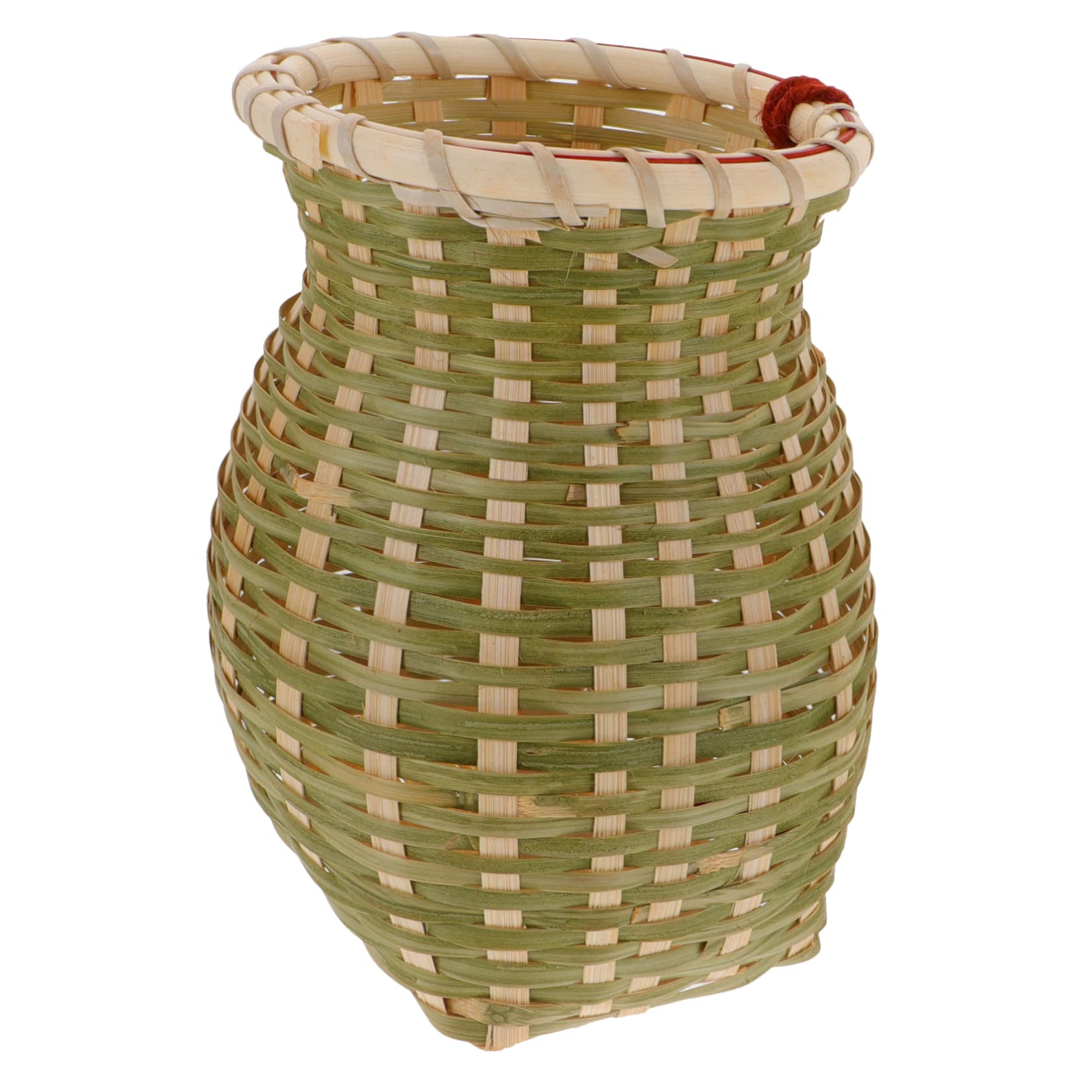 BESTonZON Multi Use Woven Basket for Ethnic Style Back Hanging Storage Prop for Stage Performances Chic Home Decor Durable and Design