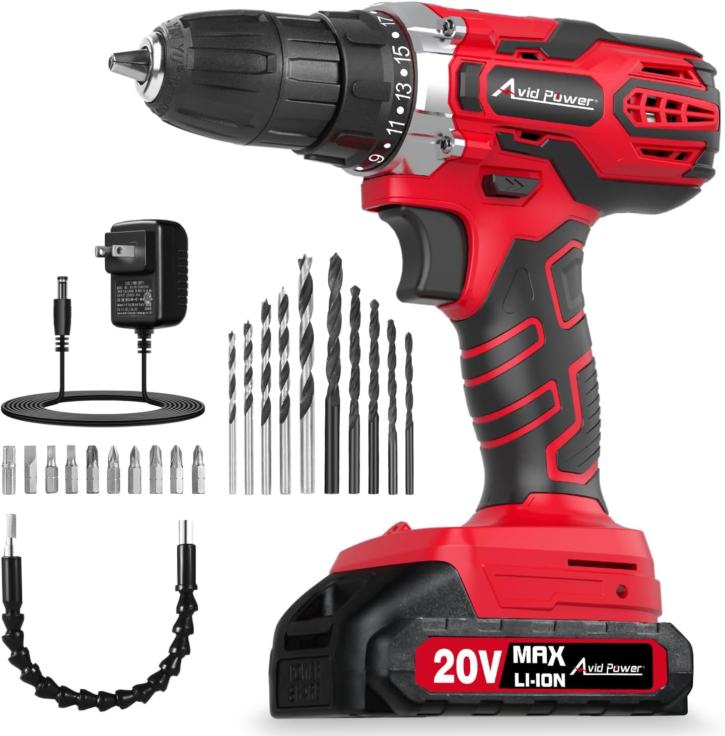 AVID POWER 20V MAX Power Drill Kit