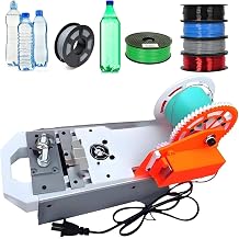 3D Printer Extruder Filament Maker Machine, Desktop Filament Maker Machine, Digital Temperature Control, Recycled PET Bottle Recycler, for Families, DIY Makers White
