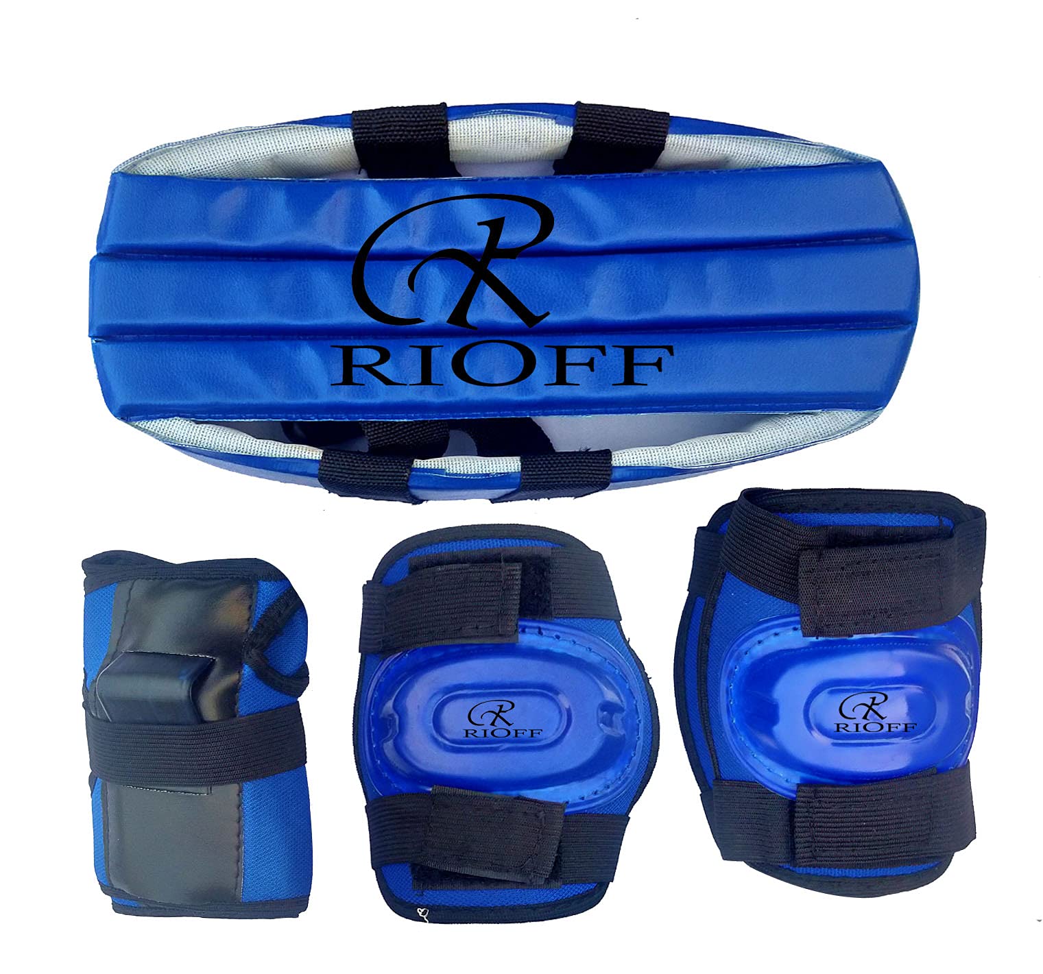Rioff® Protective Set Guard kit for Skating, Cycling & Skateboarding for Kids (Blue) (S) (B0BMWX4VR8) Amazon Price History, Amazon Price Tracker