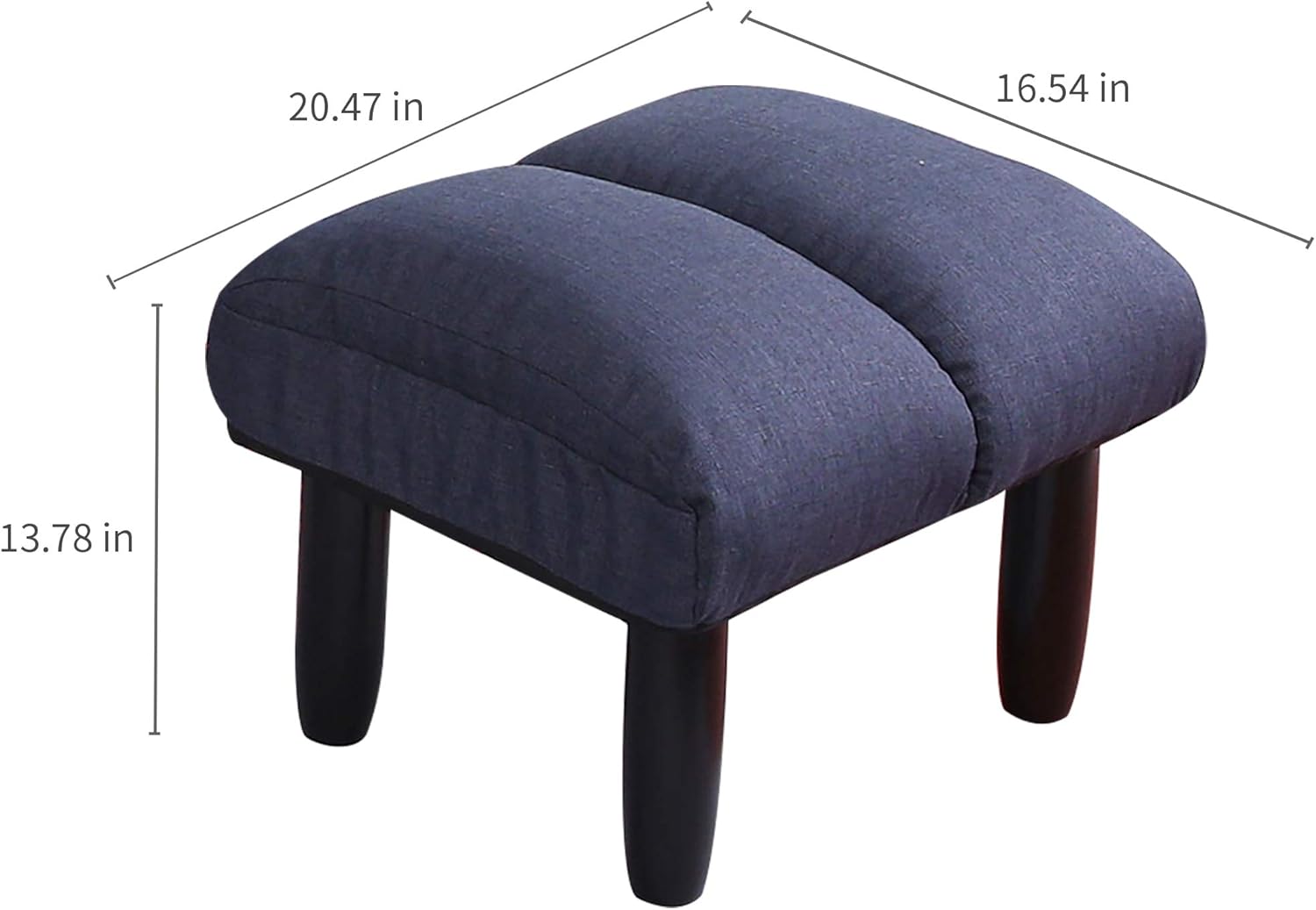 Swivel Floor Lounger with Ottoman, Comfy Reclining Lazy Floor Chair with Back Support for Adults Bedroom, Gaming & Small Living Spaces