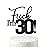 30 Birthday Cake Toppers-Black Glitter, Funny 30th Cake Topper for Men,30 Cake Topper For Women, 30th birthday decorations,30th Birthday Cake TopperDouble Sided Glitter Thirty