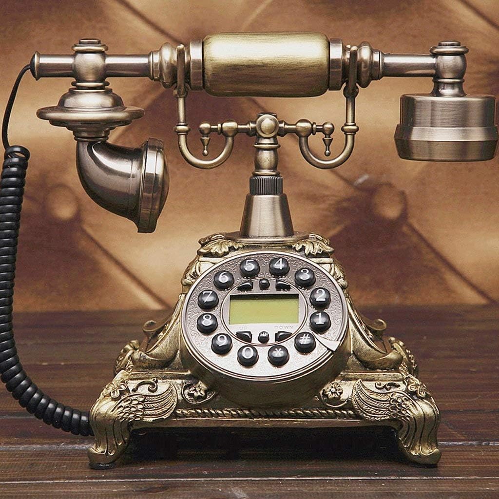 Retro Telephone Landline Home Living Room Resin Decorative Retro Phone Telephone
