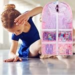 37" Costume pour enfants Sac à vêtements avec 4 Zipper Poches fonctionnelles, Couverture de costume de danse pour enfants, Rangement de voyage pliable, Protège-penderies imperméables pour les compétitions de voyage