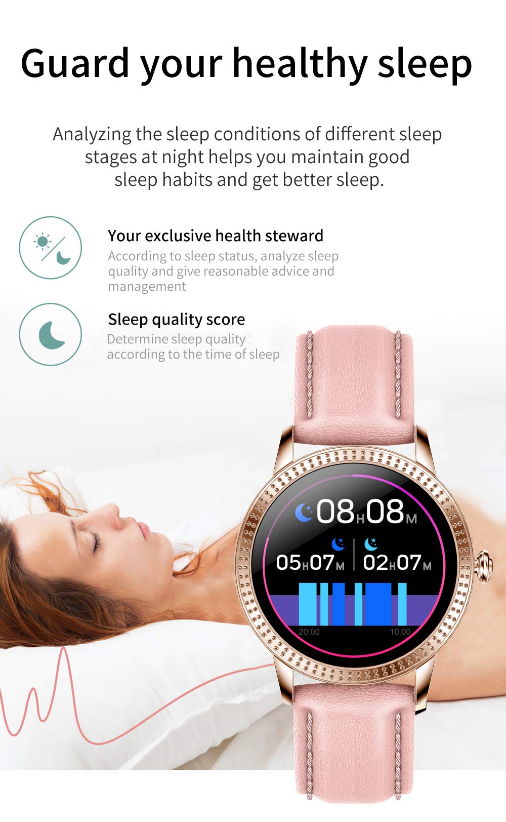 DCU TECNOLOGIC Jewel smartwatch smart watch lega di zinco ultra leggera e sottile touch screen da 1,08" alta definizione ips colore argento