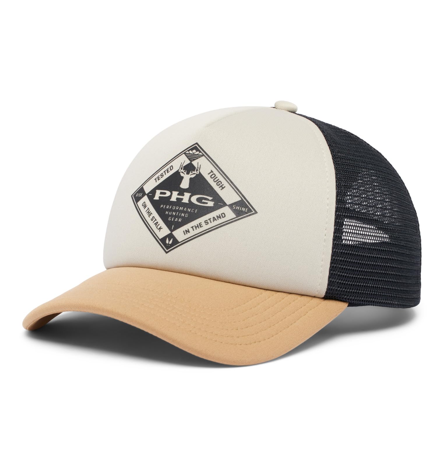 Columbia PHG Timberbuck Foam Trucker, Fossil/Black/Sahara/PHG Tested Tough, One Size