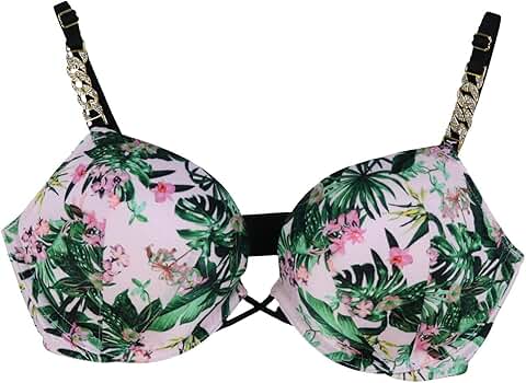 Victoria's Secret Bra Bombshell Add 2 Cups Chain Detail (32C