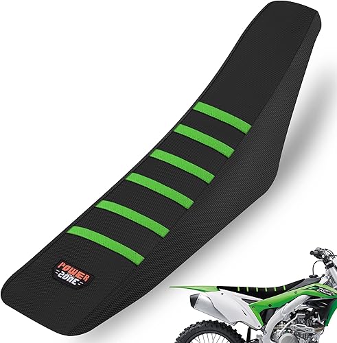 Miniatura 35 de Funda universal para asiento de motocicleta, agarre de goma antideslizante a rayas, costura suave para CRF WR WRF RMZ YZF SXF EXC EXC XC SX CR KLX