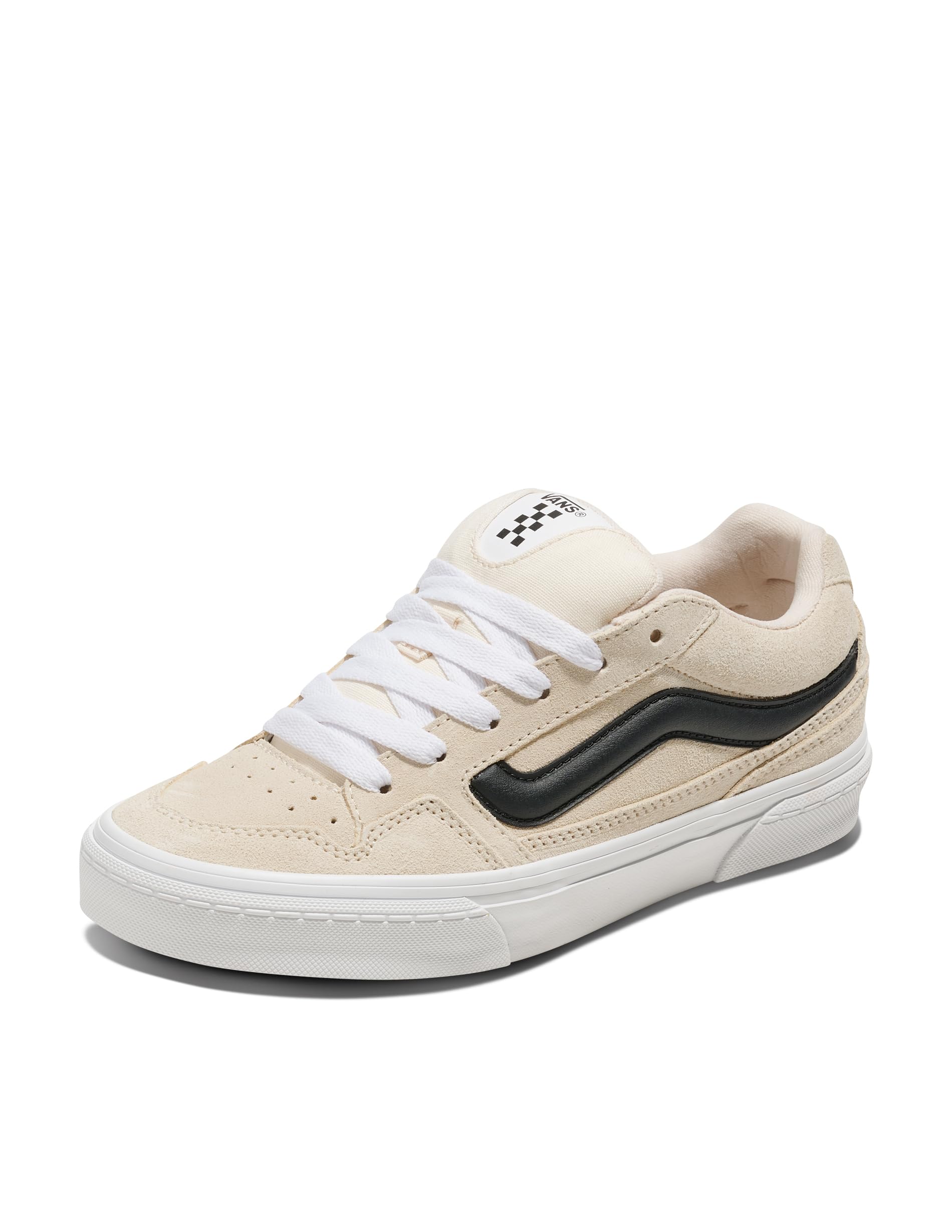 Vans Women's Caldrone Shoes 7.5 Suede Classic Cream/Black