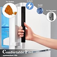 Vista 4 de Fundas para manijas de puerta de refrigerador, tela lavable, decoración de cocina, mantiene el electrodoméstico limpio, antiestáticas antimanchas