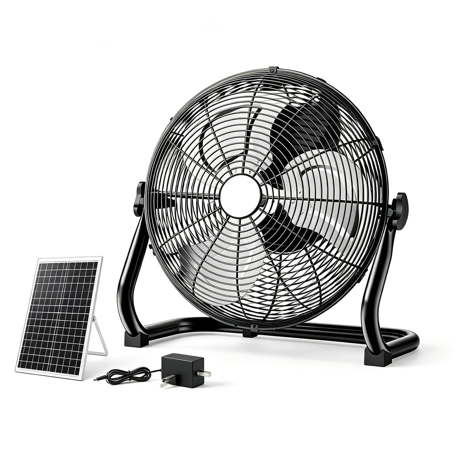Ventilatore Metallico Da Pavimento 12/14/16/18" Alta Velocità 2250 CFM