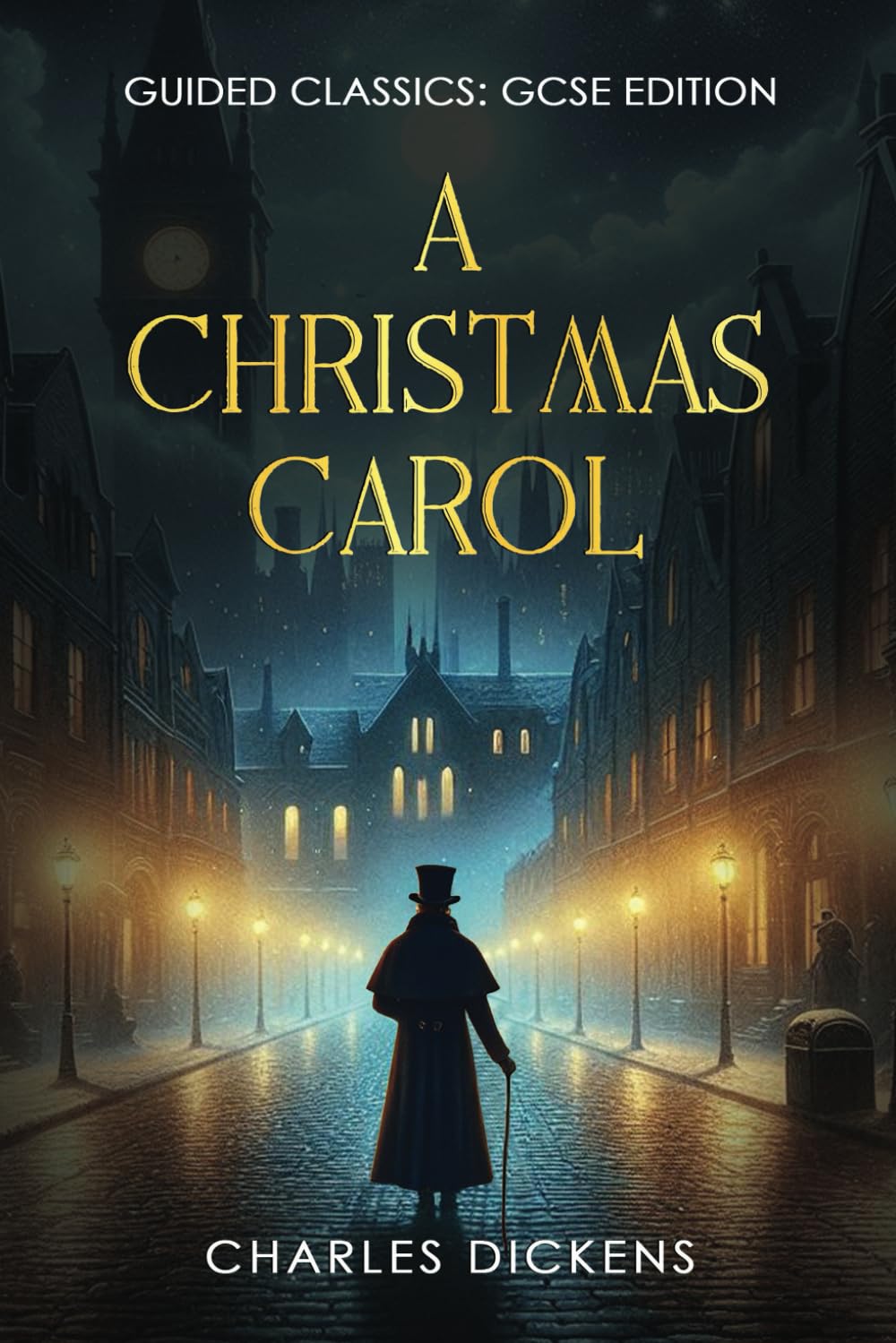 A Christmas Carol Guided Classic GCSE Edition: Larger font, wide margins for detailed annotation, guided activities, glossary of writer's methods, and study notes.