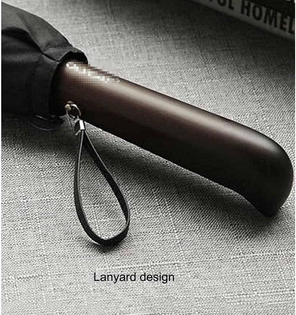 Windproof Travel Umbrella Golf Umbrella Large Size Portable Umbrella Windproof Auto Open Stick Umbrella Rainproof Canopy Vented Umbrella Stand up to Snow Storm