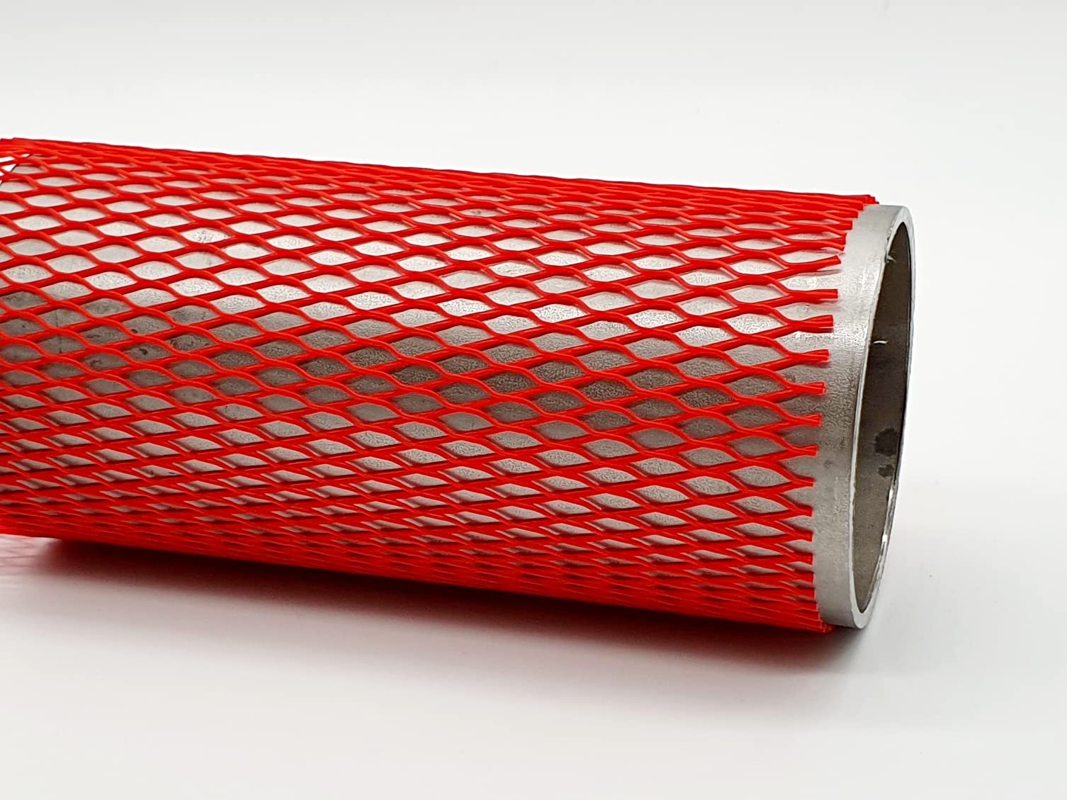 Tuyau filet, diamètre : 50-100 mm, rouge, 50 m, robuste, 50 g/m²