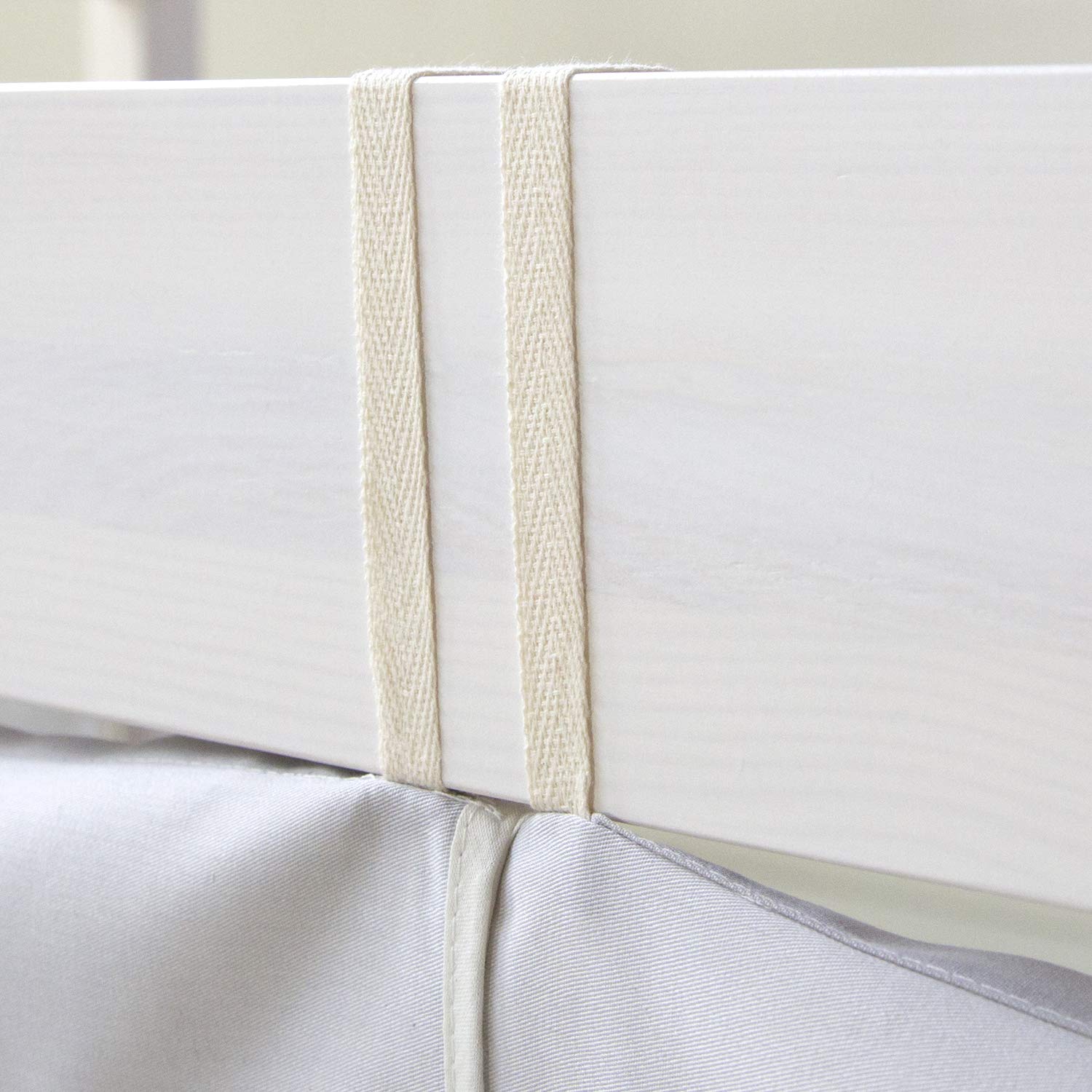 Homestyle4u Vorhang für Hochbett Sterne grau & weiß, Bettumrandung, Vorhang mit Fenstern Stoff 100% Baumwolle, Artikel 1877