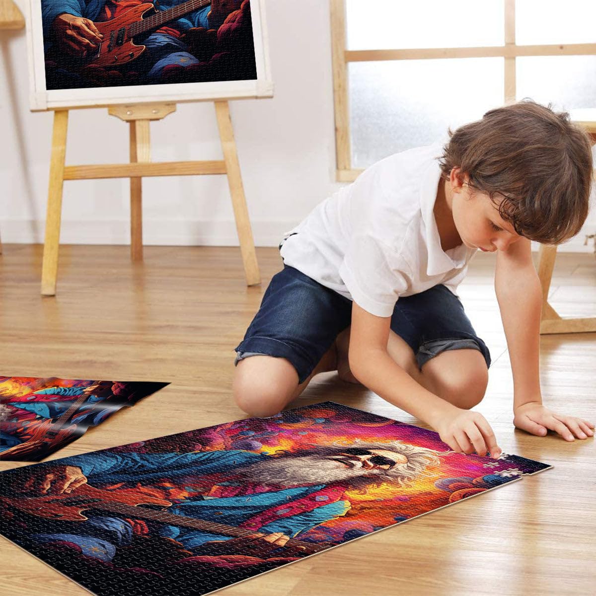 Puzzle divertimento per anziani 2000 pezzi puzzle per adulti 70 x 100 cm puzzle di carta grigia per adulti e bambini dai 14 anni in su giochi educativi per adulti e bambini