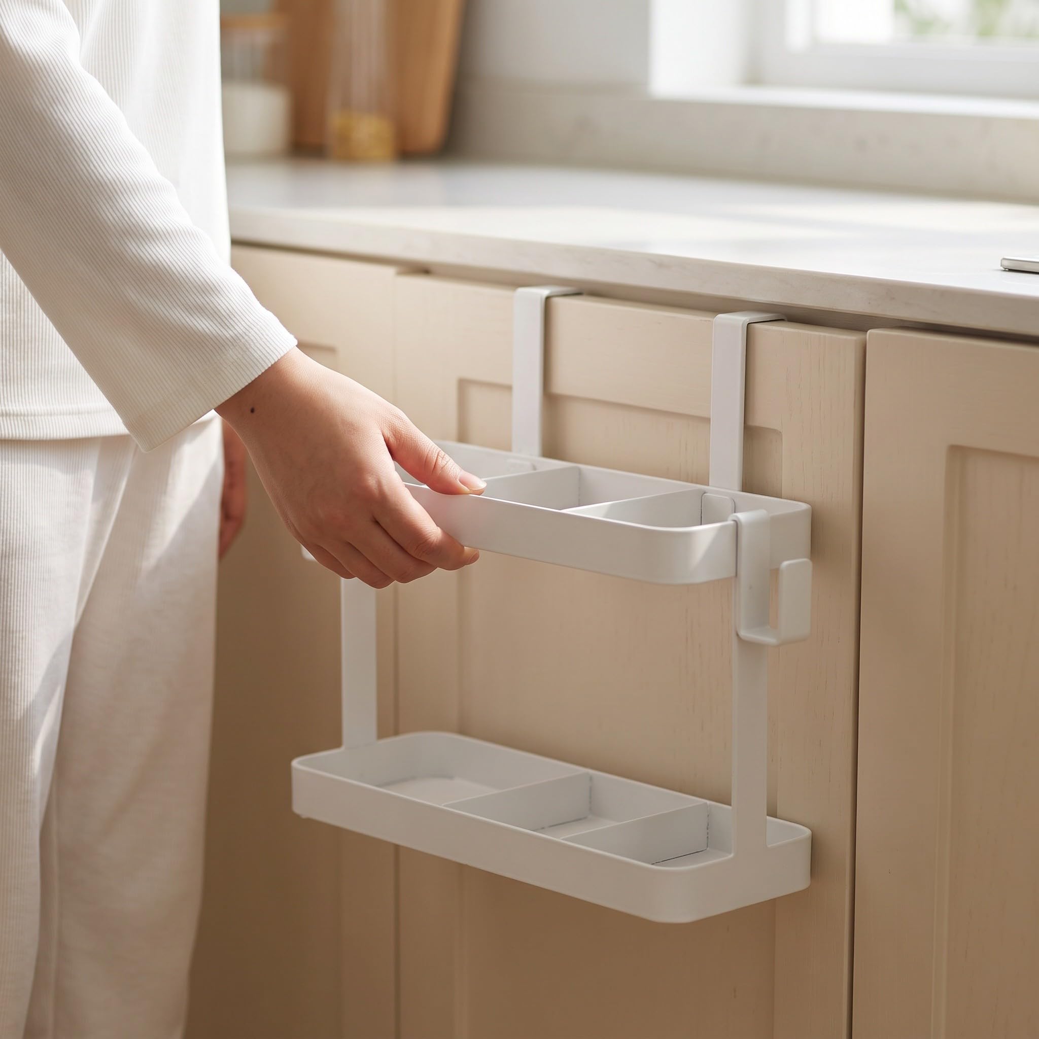 Zerodeko Soporte para secador de Pelo para Puerta de Armario, Organizador