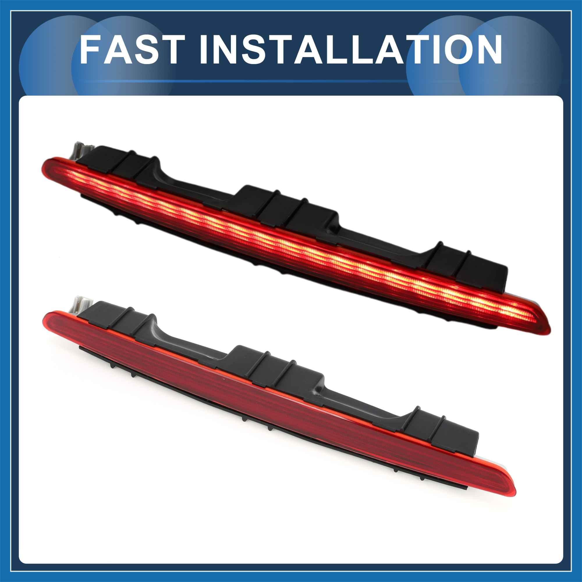A ABSOPRO Terzo Stop a LED per Mercedes Benz Classe SLK W171 R171 2004-2011, Alloggiamento Rosso in Plastica Impermeabile Luce di Stop Montata in Alto 3a Posteriore Centrale Sostituzione