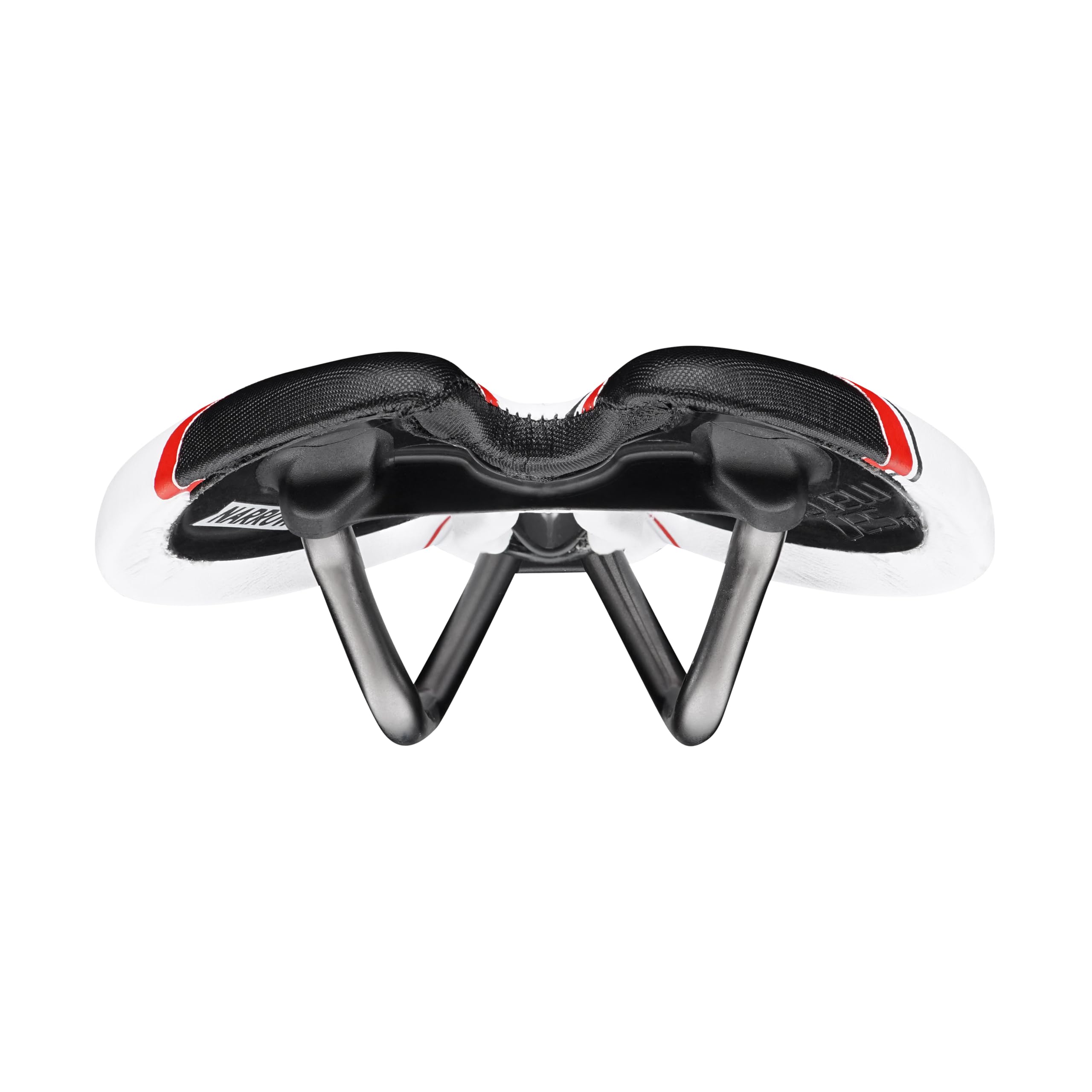Selle San Marco ASPIDE Racing - Sella per Bici da Corsa, Leggera, Foro Anatomico, con Forma Curva e Seduta Stretta, Rail in Xsilite