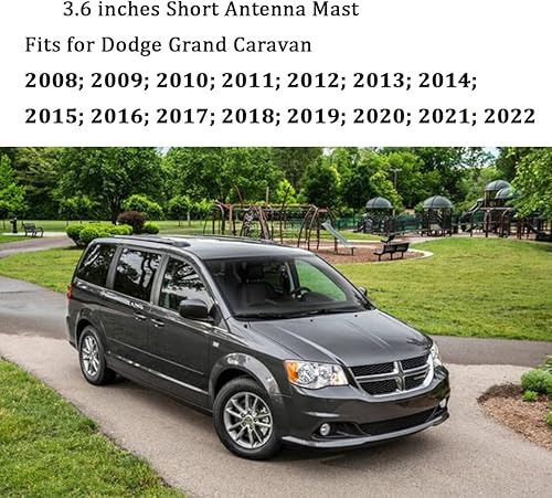 Miniatura 7 de Antena de corto rendimiento para Jeep Grand Cherokee 2005-2010, Dodge Grand Caravan 08-18, Chrysler Town & Country 08-16, accesorios de antena de