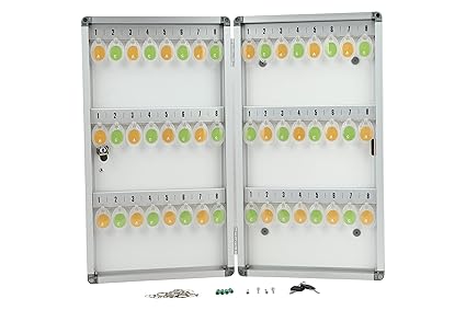 Shopster Multi Key Cabinet/Key Manager/Key Organiser Storage Lock 48 Key Box