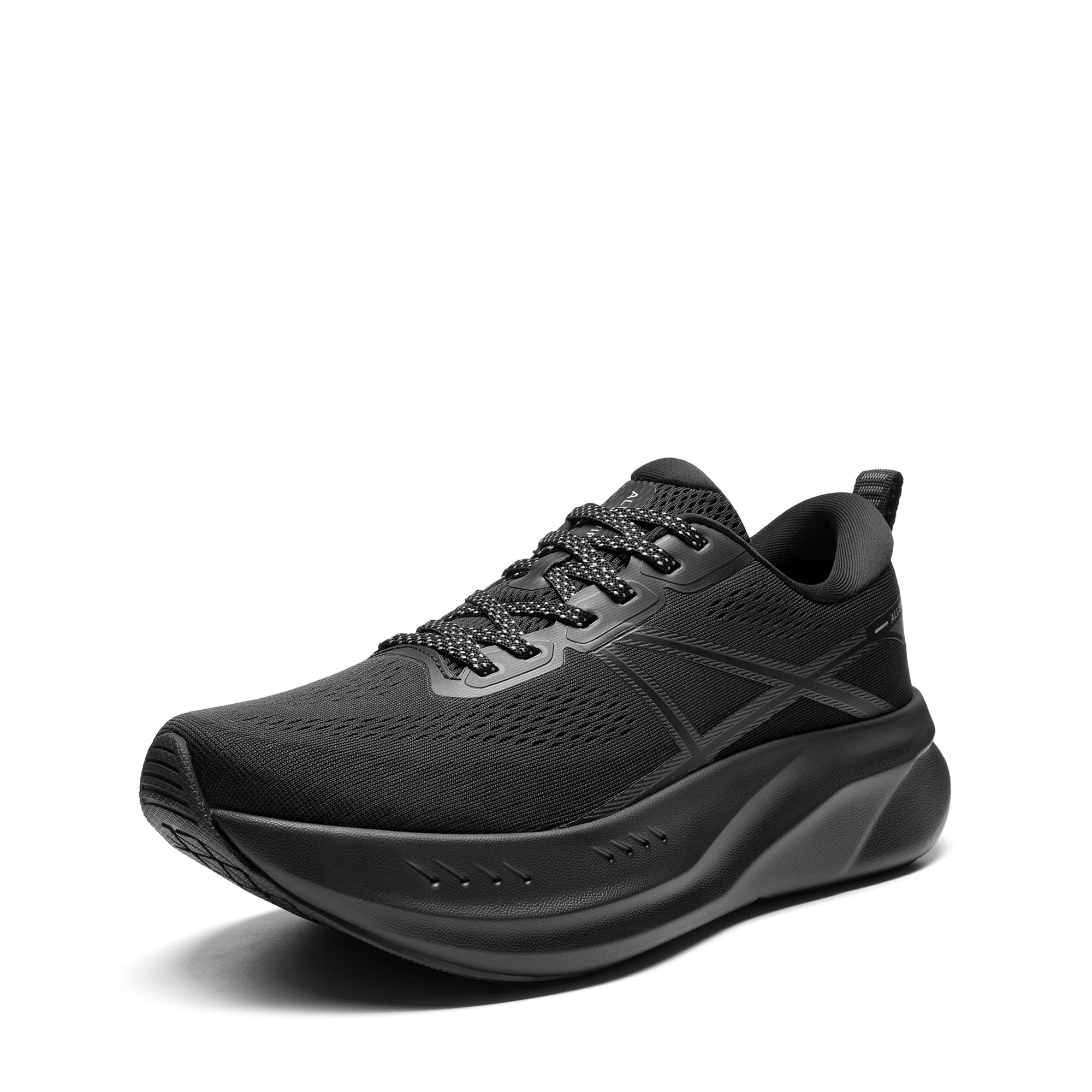 ALLSWIFIT Men's Road Running Shoes Cushion Tennis Shoes Non-Slip Comfortable Lightweight Gym Workout Athletic Arch Support Walking Sneakers Active5K