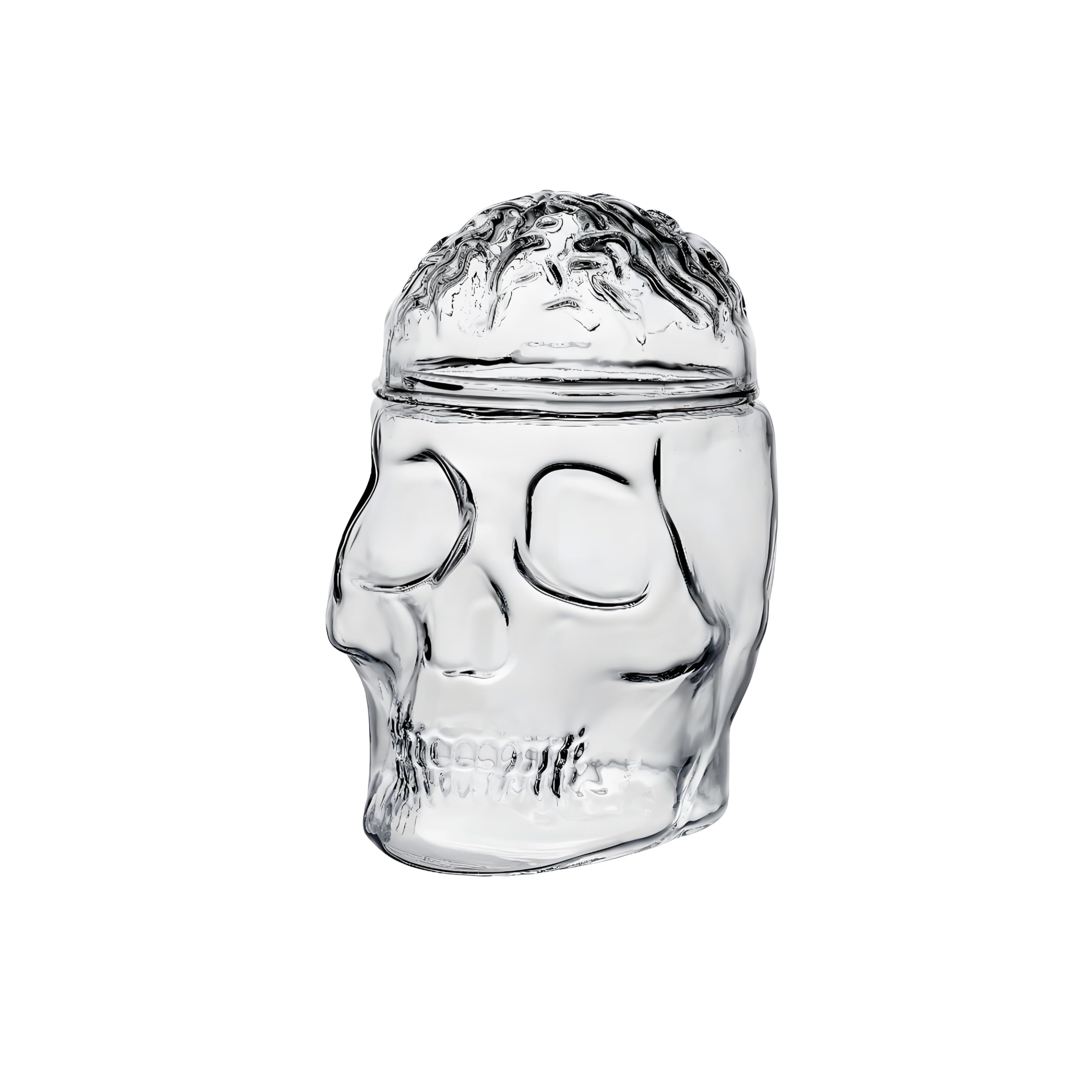 Wine Carafe Accessories Water Carafe Wine Filter Wine Dispenser Wine Aerator Red Wine Decanter Water Jugs Whisky Decanter Skull Gifts for Housewarming Rum Alcohol for Home Bar (Brains Skull-1000ml) - Image 2
