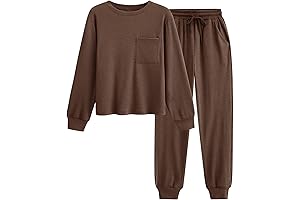Sportneer Women's Two Piece Ribbed Matching Set