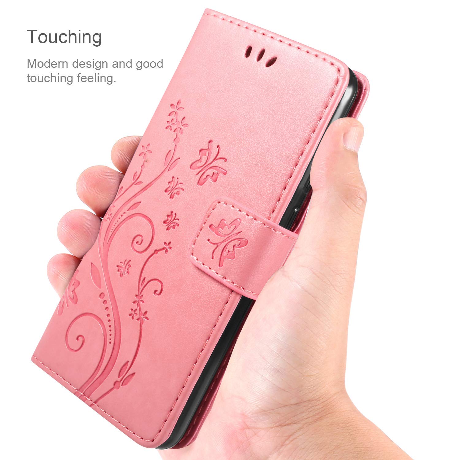 Housse Huawei P30 Lite Cuir PU - Portefeuille Avec Porte-Cartes - Fonction Stand - Bleu