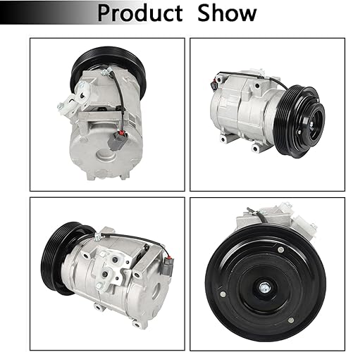 Miniatura 2 de GXYWADY Compresor de CA y embrague de AC de repuesto para Acura MDX 3.5L 2003-2006  Reemplazo para Honda Odyssey Pilot Ridgeline 3.5L 2005-2008 CO