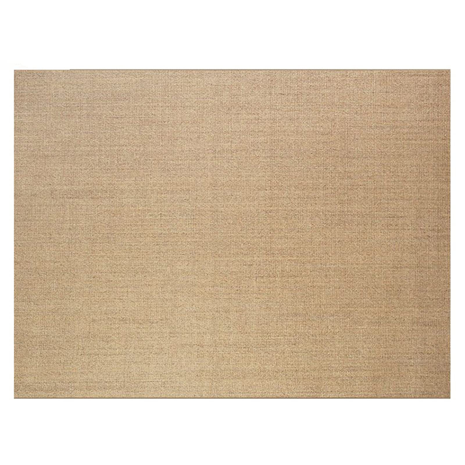 Tapis de porte en sisal naturel tressé à la main, paillasson rectangulaire 50x80 cm