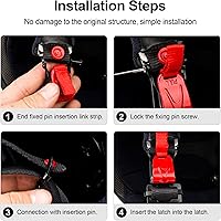 Vista 4 de Kit de hebilla de liberación rápida JAGASOL para casco de motocicleta, accesorios de metal para casco de motocicleta, correa para la barbilla