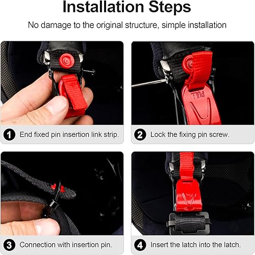 Miniatura 4 de Kit de hebilla de liberación rápida JAGASOL para casco de motocicleta, accesorios de metal para casco de motocicleta, correa para la barbilla de