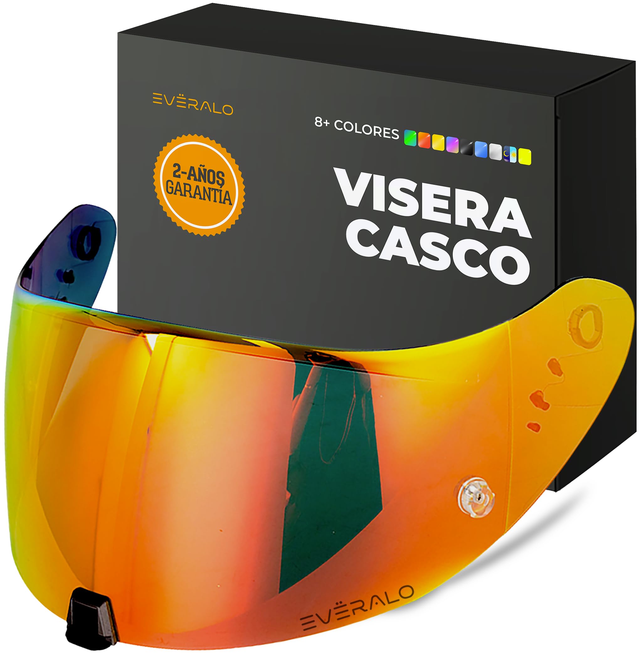 Everalo Visera compatible con Scorpion Exo 520-1400 - 391 - R1 Air (Cromo Espejo) — view 13