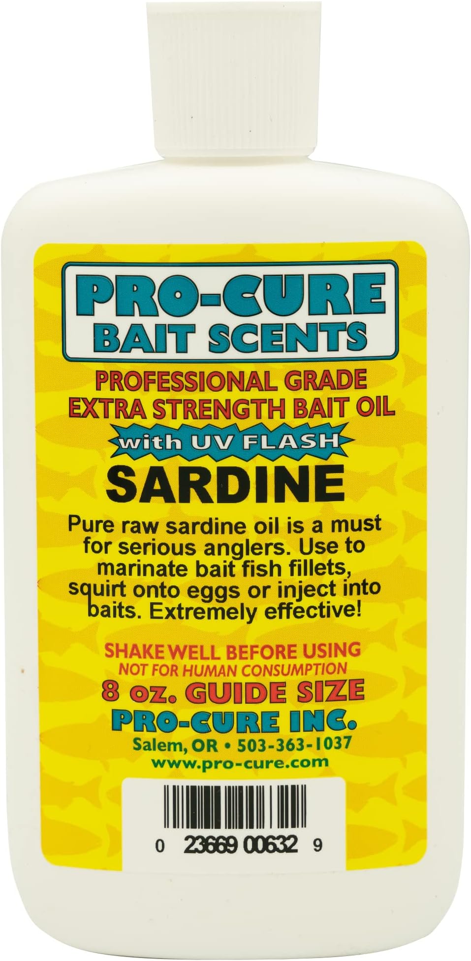 Pro-Cure Sardine Bait Oil, 8 Ounce