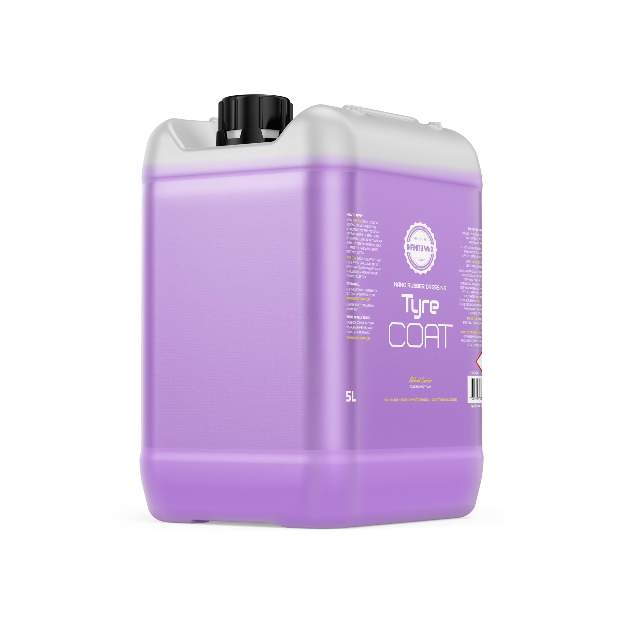 Infinity Wax Tyre Coat Dressing 5L