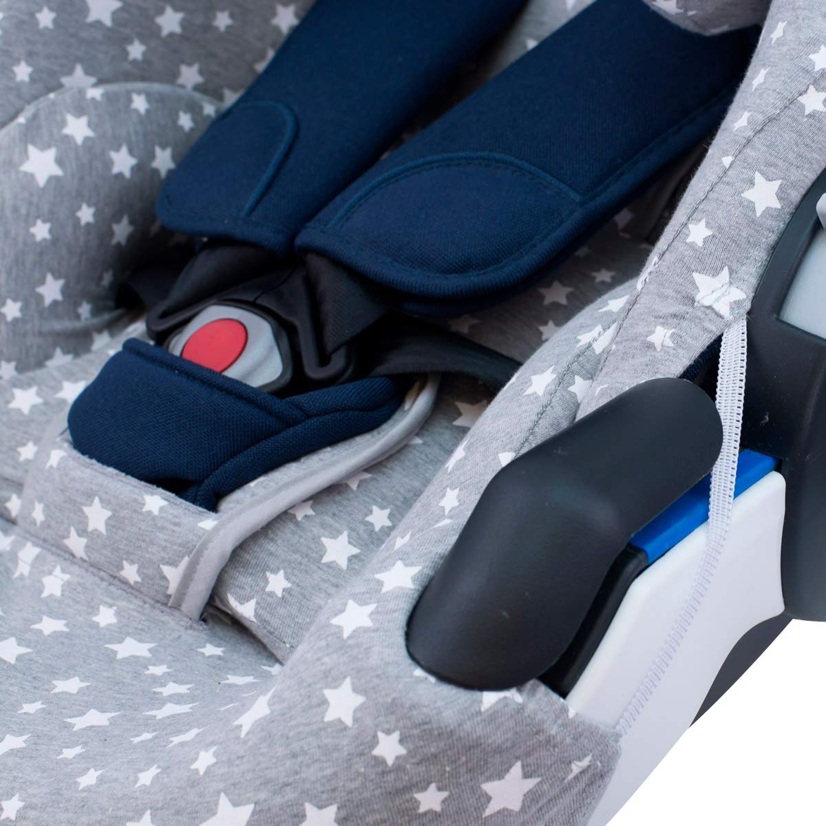 JYOKO KIDS Pokrowiec kompatybilny z Besafe Modular rozm. 0 (White Star)