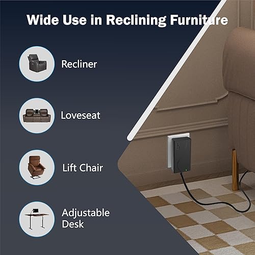 Miniatura 2 de Fuente de alimentación reclinable, modelo KDDY008F Kaidi ACDC transformador de fuente de alimentación conmutada 29V 2A adaptador para silla