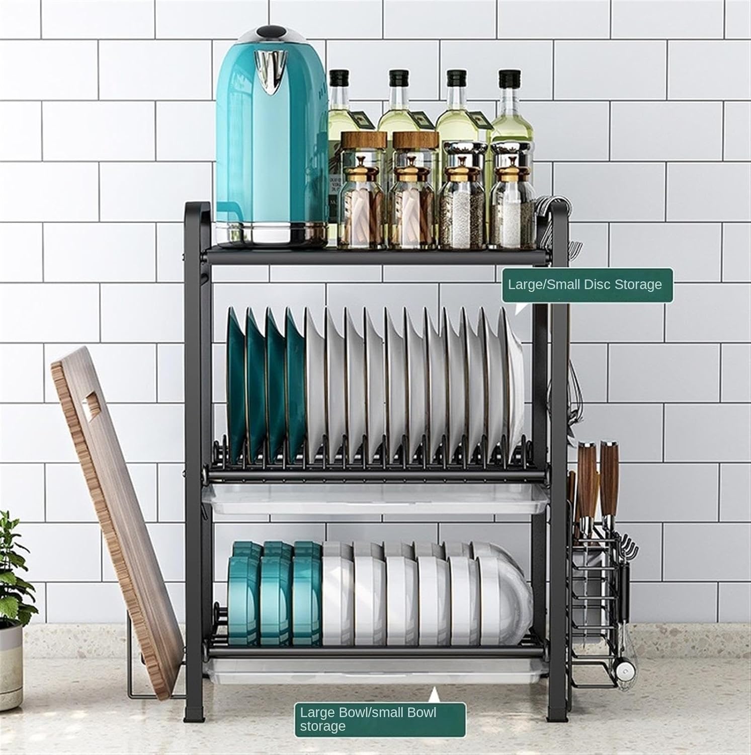 OGORI 3段ディッシュラック ステンレススチール 【公式通販】