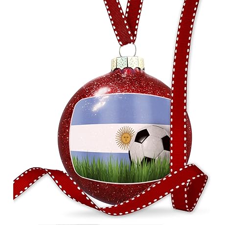 Celebrate Argentina's Soccer Spirit with Our Exquisite Christmas Ornament