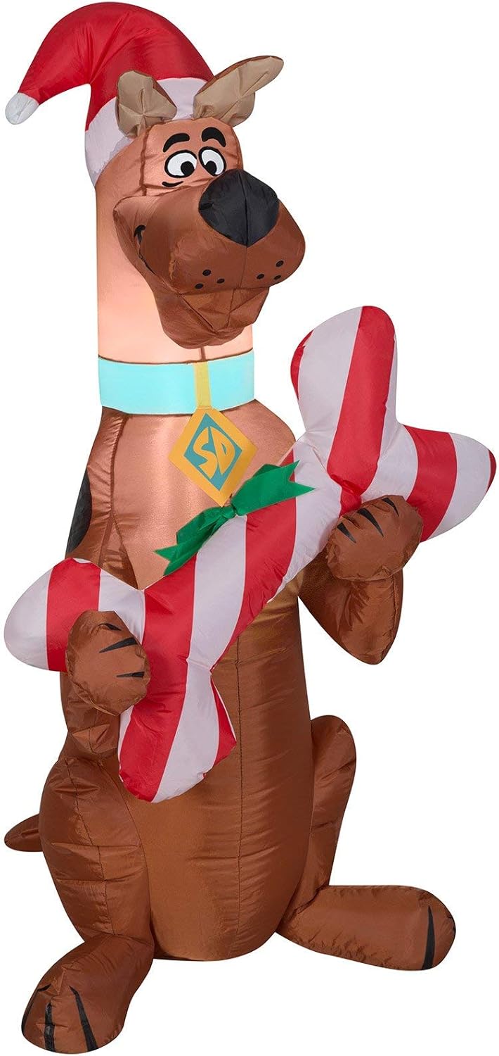 Gemmy 3.5' Airblown-Scooby w/Bone Christmas Inflatable