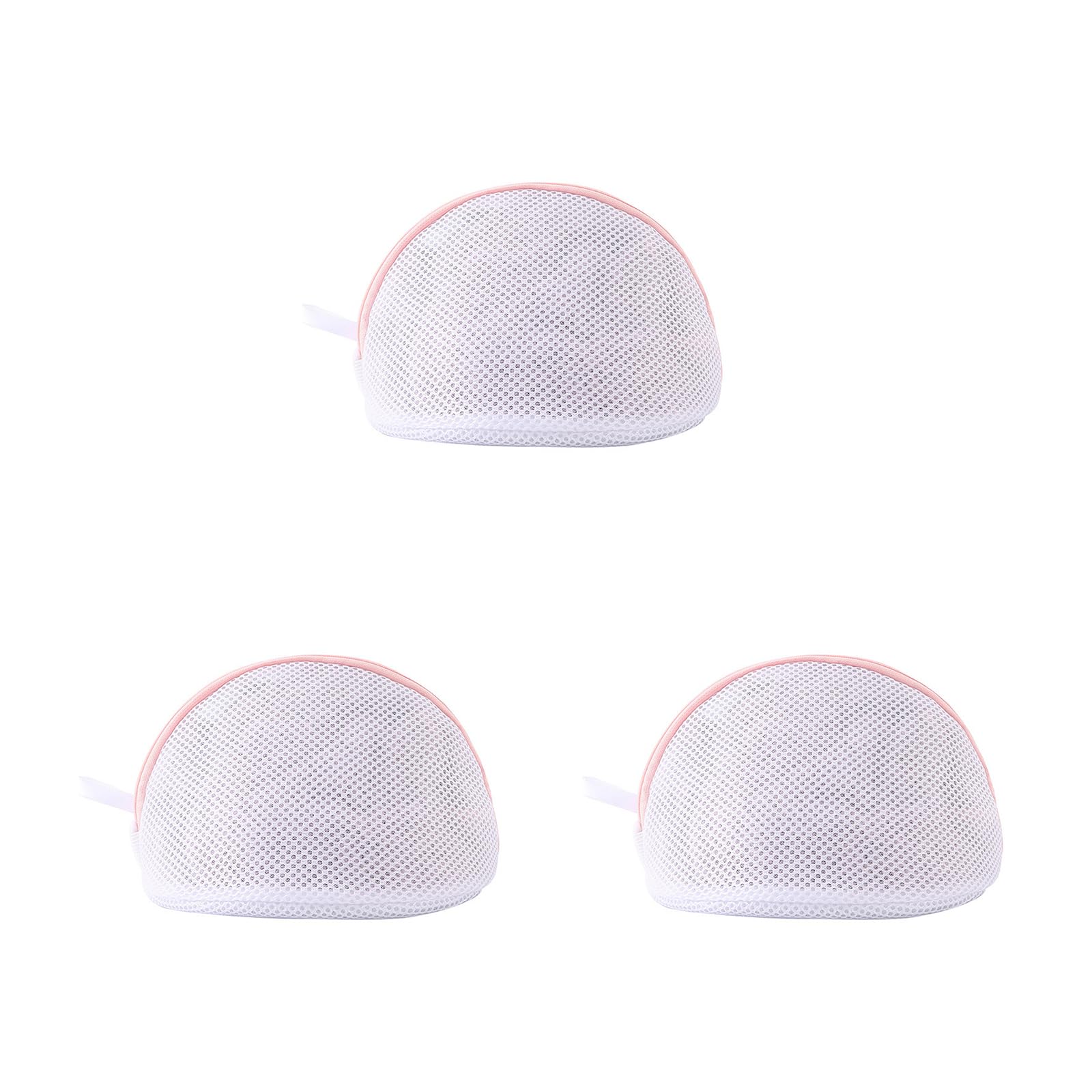 Buxuaaaa 3Pcs Bra Washing Bag for Laundry Mesh Wash Bag Laundry Bags Lingerie Underwear Brassiere Washing Bags with Zipper Mesh Wash for Traveling